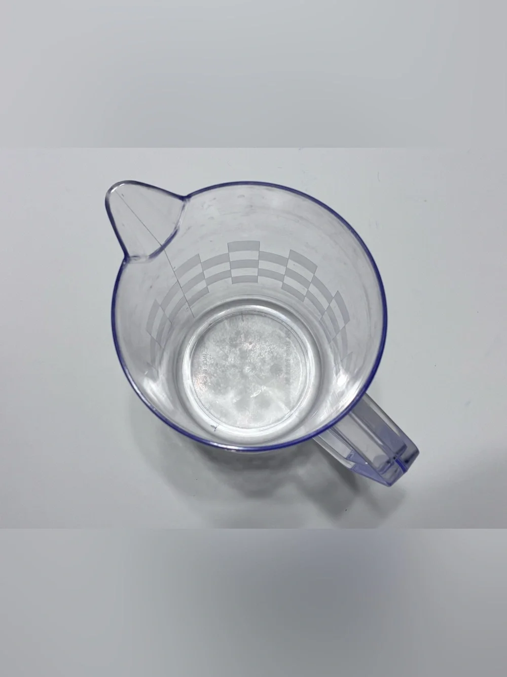 Pampered Chef #2270 Quick-Stir Pitcher 2 Quart Checkerboard Pattern W/Lid